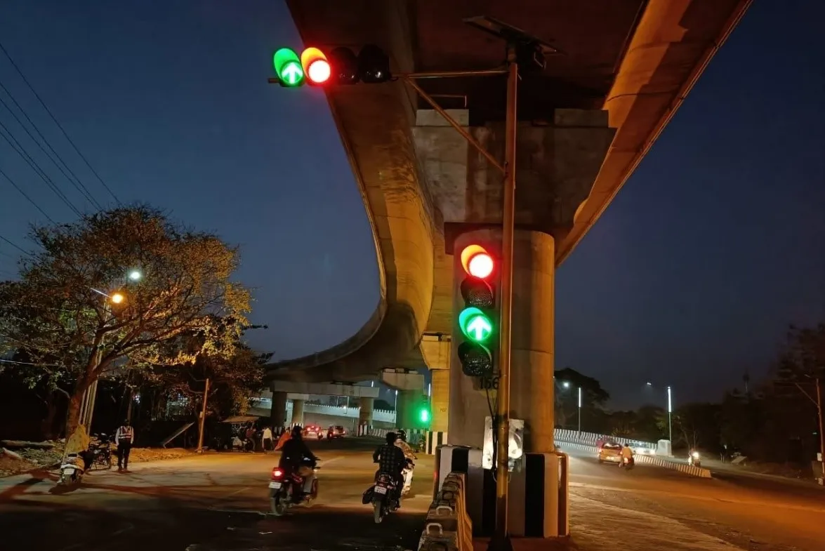 Smart Solar Traffic signals with ATCS